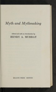 Cover of: Myth and mythmaking
