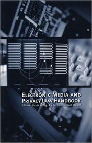 Cover of: Electronic Media and Privacy Law Handbook