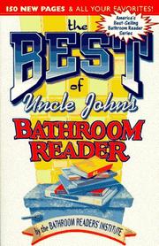 Cover of: The best of Uncle John's bathroom reader