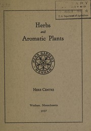Cover of: Herbs and aromatic plants by Herb Centre