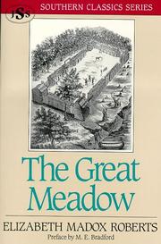 Cover of: The great meadow by Elizabeth Madox Roberts