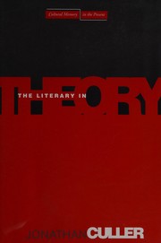 Cover of: The literary in theory