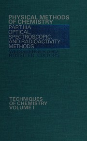 Physical Methods of Chemistry, Electrochemical Methods, Vol. 1, Pt. 2A (Techniques of Chemistry Ser.) by Arnoly Weissberger