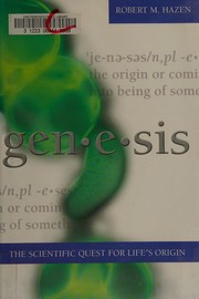 Cover of: Genesis: the scientific quest for life's origin