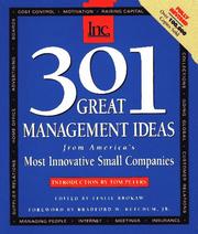Cover of: 301 Great Management Ideas from America's Most Innovative Small Companies by 