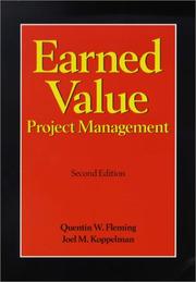 Cover of: Earned value project management by Quentin W. Fleming