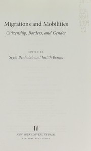 Migrations and mobilities by Judith Resnik