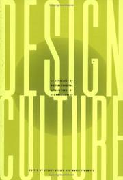 Cover of: Design culture: an anthology of writing from the AIGA journal of graphic design