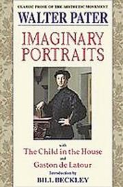 Imaginary portraits by Walter Pater