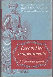 Cover of: Love in Five Temperaments