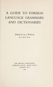 Cover of: A guide to foreign language grammars and dictionaries