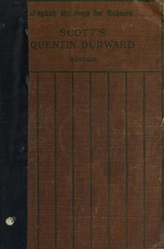 Cover of: Scott's Quentin Durward by Sir Walter Scott