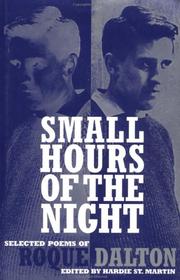 Cover of: Small hours of the night by Roque Dalton