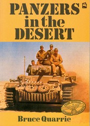 Cover of: Panzers in the Desert: a selection of German wartime photographs from the Bundesarchiv, Koblenz