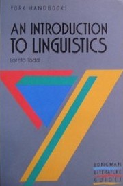 Cover of: An introduction to linguistics by Loreto Todd