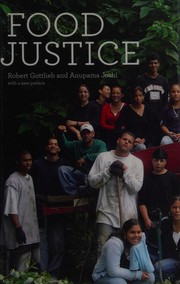 Cover of: Food justice by Robert Gottlieb