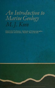 Cover of: An introduction to marine geology by Michael John Keen