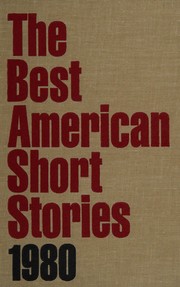 Cover of: The Best American Short Stories 1980