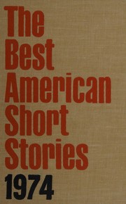 Cover of: The Best American Short Stories 1974