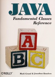 Cover of: Java fundamental classes reference by Mark Grand