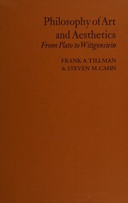 Cover of: Philosophy of art and aesthetics: from Plato to Wittgenstein