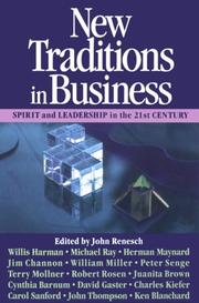 Cover of: New traditions in business: spirit and leadership in the 21st century