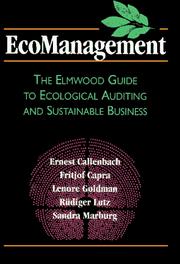 Cover of: EcoManagement: the Elmwood guide to ecological auditing and sustainable business