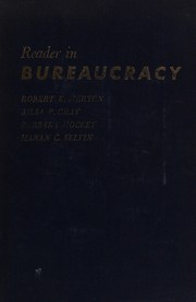 Cover of: Reader in bureaucracy