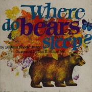 Cover of: Where do bears sleep?