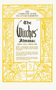Cover of: The Witches' Almanac: Spring 1995-Spring 1996 (Witches' Almanac: Complete Guide to Lunar Harmony)