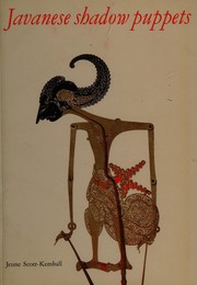 Javanese shadow puppets by Jeune Scott-Kemball