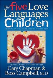 The five love languages of children by Gary D. Chapman