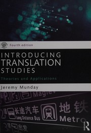 Introducing translation studies by Jeremy Munday