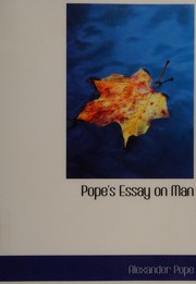 Cover of: Pope's Essay on Man by Alexander Pope