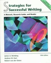 Cover of: Strategies for successful writing: a rhetoric, research guide, and reader