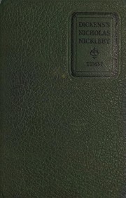 Cover of: Dickens's Nicholas Nickleby by Charles Dickens