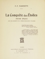 Cover of: La conquête des étoiles: poème épique : suivi des jugements de la presse française et italienne