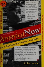 Cover of: America now: short readings from recent periodicals