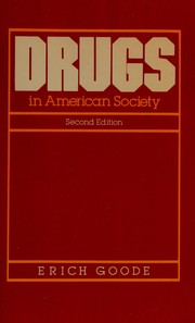 Cover of: Drugs in American society