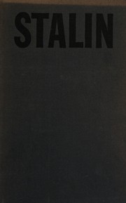 Cover of: Stalin: a political biography
