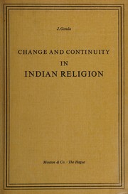 Cover of: Change and continuity in Indian religion by J. Gonda