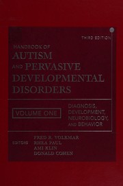 Cover of: Handbook of autism and pervasive developmental disorders