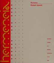 Cover of: Romans by Robert Jewett
