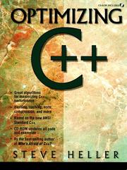 Cover of: Optimizing C++