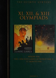The XI, XII & XIII Olympiads by George Constable