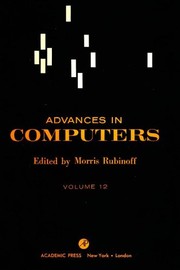 Cover of: Advances in Computers, Vol. 12