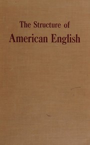 Cover of: The structure of American English.