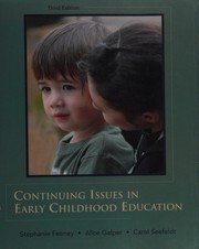 Cover of: Continuing Issues in Early Childhood Education (3rd Edition)