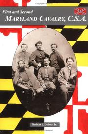 Cover of: First & second Maryland Cavalry, C.S.A.