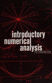 Cover of: Introductory numerical analysis